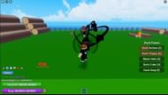 A Dark Fruit skill in action (Image via Roblox)